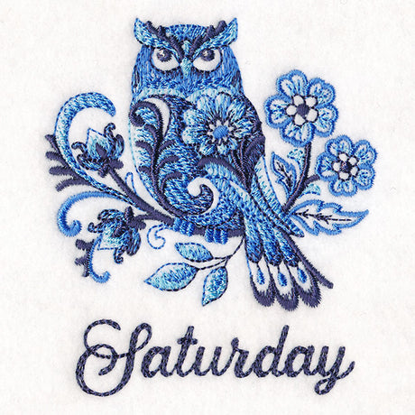 Delft Blue Owl on Saturday