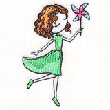 Summer Breeze Beauty with Pinwheel