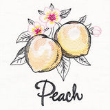 Botanical Fruits & Flowers - Peaches