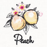 Botanical Fruits & Flowers - Peaches