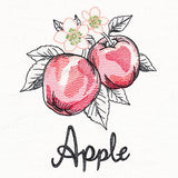 Botanical Fruits & Flowers - Apples