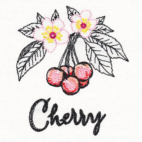 Botanical Fruits & Flowers - Cherries