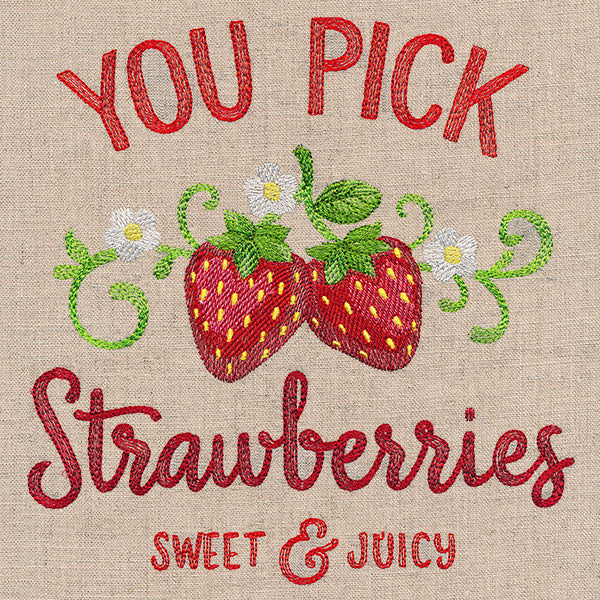 Farm Fresh Sign - Strawberries