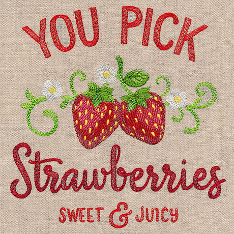 Farm Fresh Sign - Strawberries