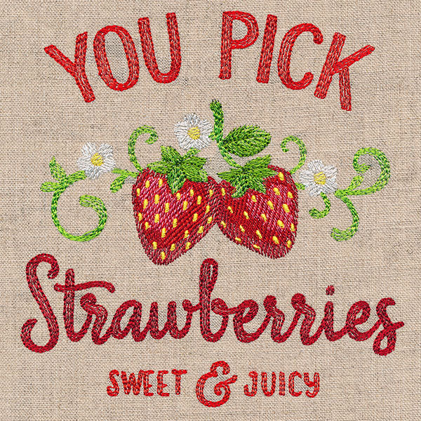 Farm Fresh Sign - Strawberries