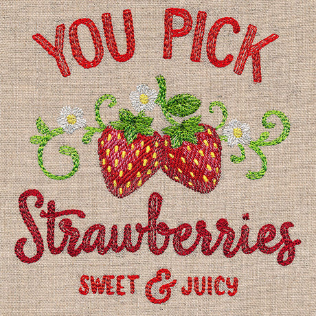 Farm Fresh Sign - Strawberries