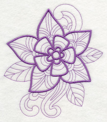 Doodle Passion Flower