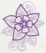 Doodle Passion Flower