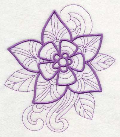 Doodle Passion Flower