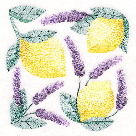 Lemon and Lavender Square