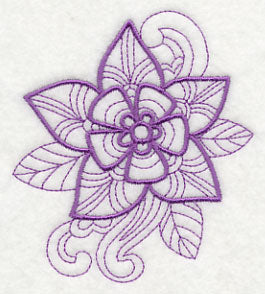 Doodle Passion Flower
