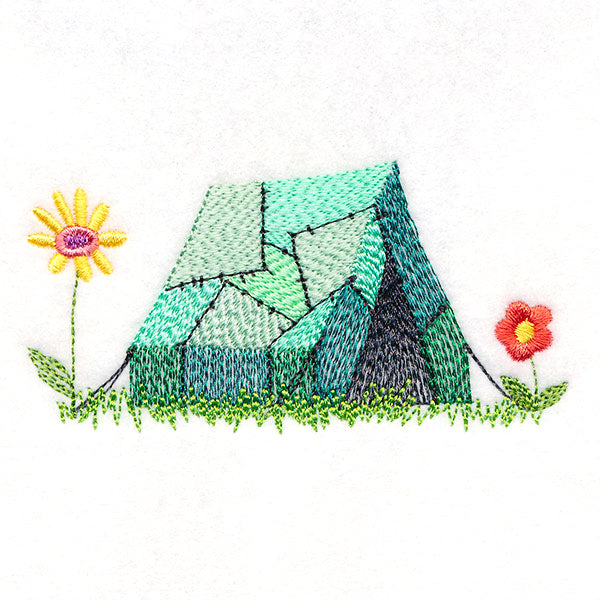 Patchwork Gnome Tent