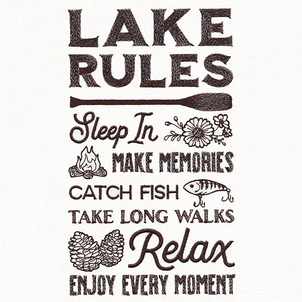 Lake Rules