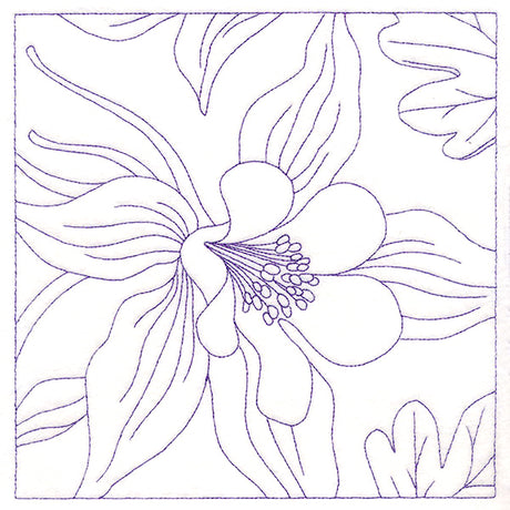 Perfect Petals Quilting - Columbine (Double Run)