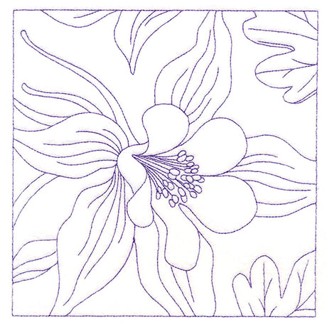 Perfect Petals Quilting - Columbine (Double Run)