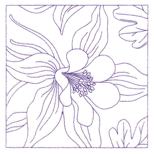 Perfect Petals Quilting - Columbine (Double Run)