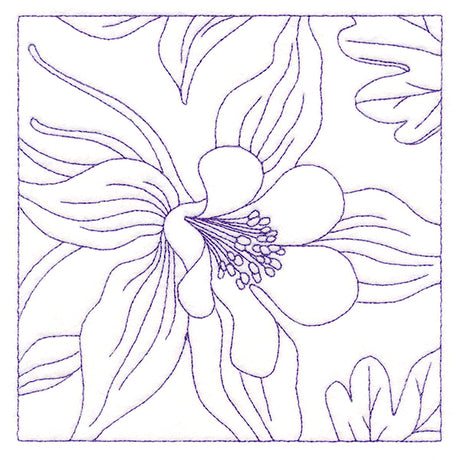 Perfect Petals Quilting - Columbine (Double Run)