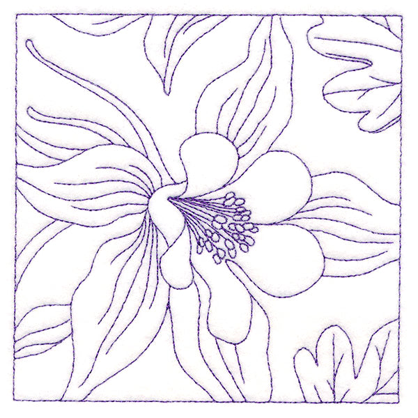 Perfect Petals Quilting - Columbine (Double Run)