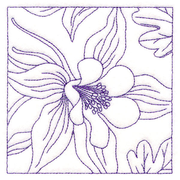 Perfect Petals Quilting - Columbine (Double Run)