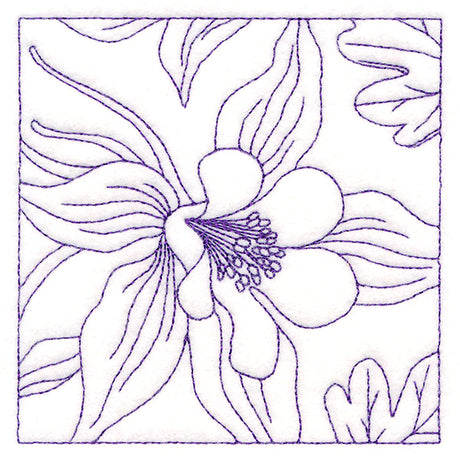 Perfect Petals Quilting - Columbine (Double Run)