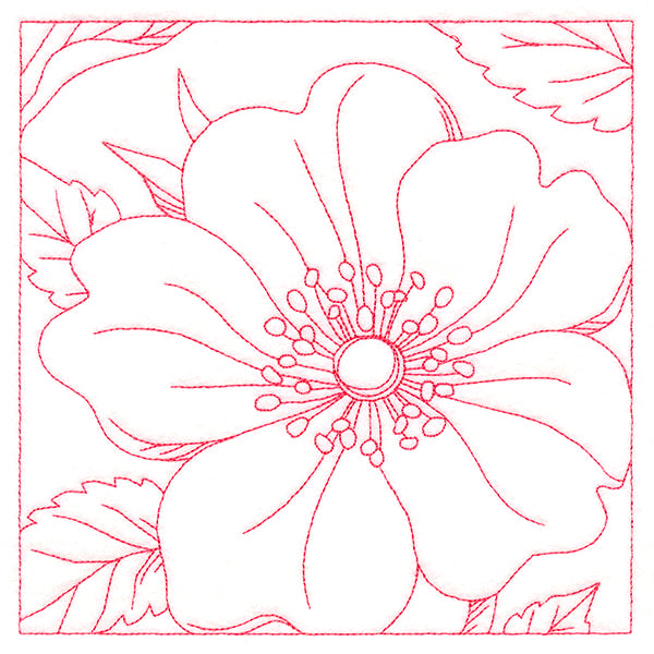 Perfect Petals Quilting - Wild Rose (Double Run)