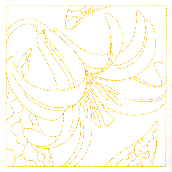 Perfect Petals Quilting - Trout Lily (Double Run)