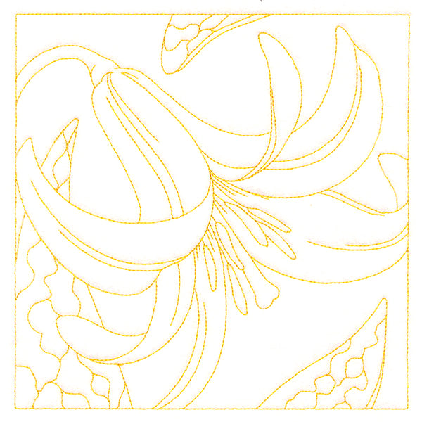 Perfect Petals Quilting - Trout Lily (Double Run)