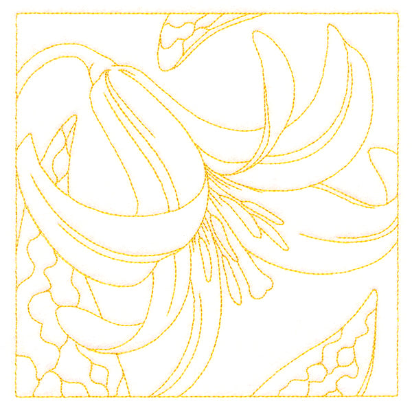 Perfect Petals Quilting - Trout Lily (Double Run)