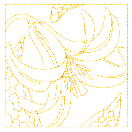 Perfect Petals Quilting - Trout Lily (Double Run)