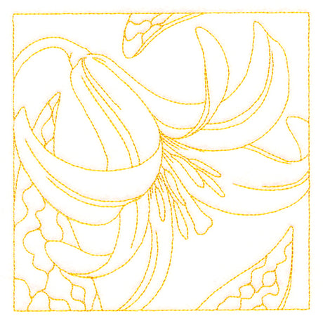 Perfect Petals Quilting - Trout Lily (Double Run)