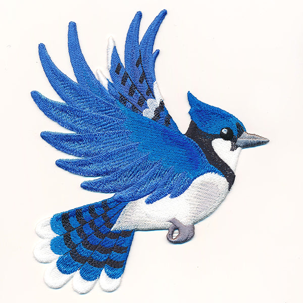 Free-Flying Blue Jay (In-the-Hoop)