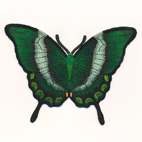 Free-Flying Emerald Swallowtail Butterfly (In-the-Hoop)
