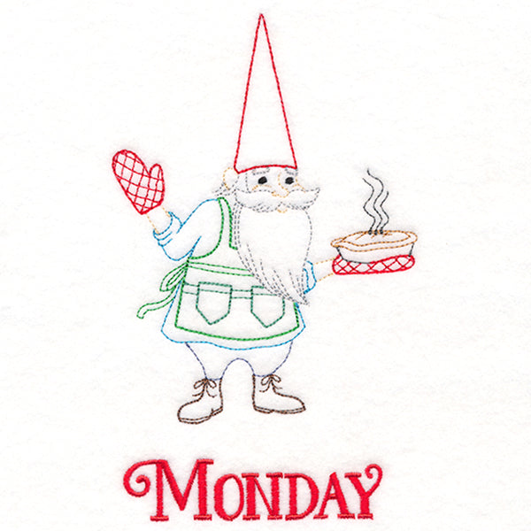 Baking Gnome on Monday (Vintage)