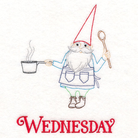 Cooking Gnome on Wednesday (Vintage)
