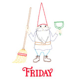 Cleaning Gnome on Friday (Vintage)