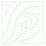 Feather Quilting Square 1 (Double Run)