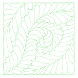 Feather Quilting Square 1 (Double Run)