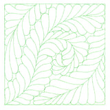 Feather Quilting Square 1 (Double Run)
