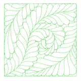 Feather Quilting Square 1 (Double Run)
