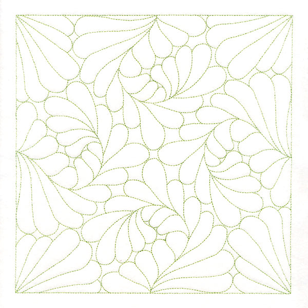 Feather Quilting Square 2 (Double Run)