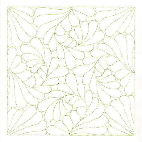 Feather Quilting Square 2 (Double Run)