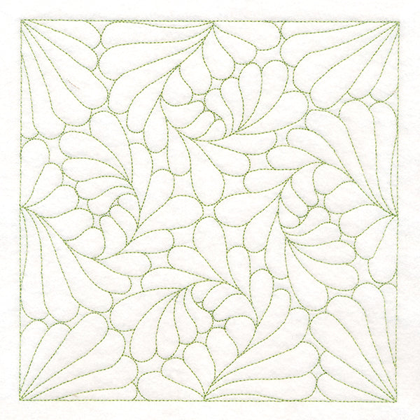 Feather Quilting Square 2 (Double Run)