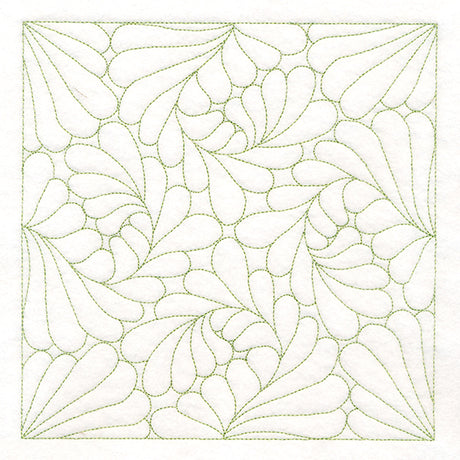 Feather Quilting Square 2 (Double Run)