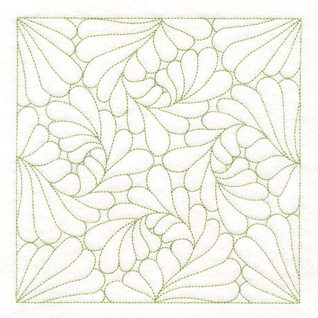 Feather Quilting Square 2 (Double Run)