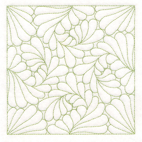 Feather Quilting Square 2 (Double Run)