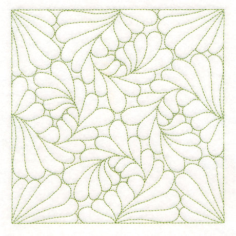 Feather Quilting Square 2 (Double Run)