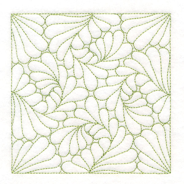 Feather Quilting Square 2 (Double Run)