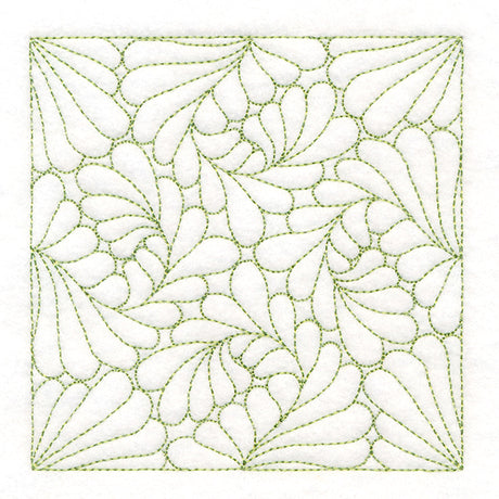 Feather Quilting Square 2 (Double Run)