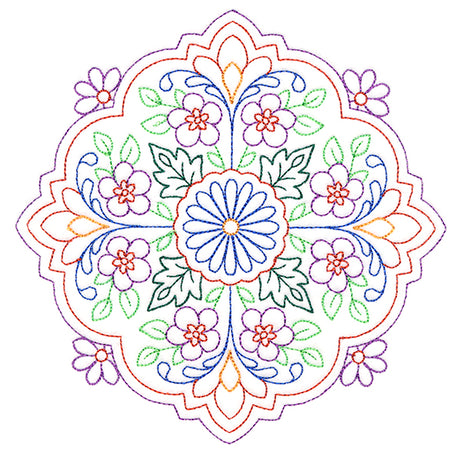 Summer Garden Medallion (Vintage)