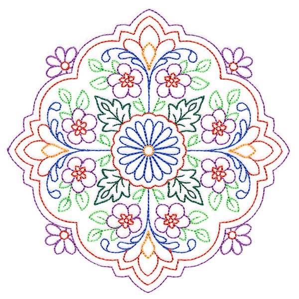 Summer Garden Medallion (Vintage)